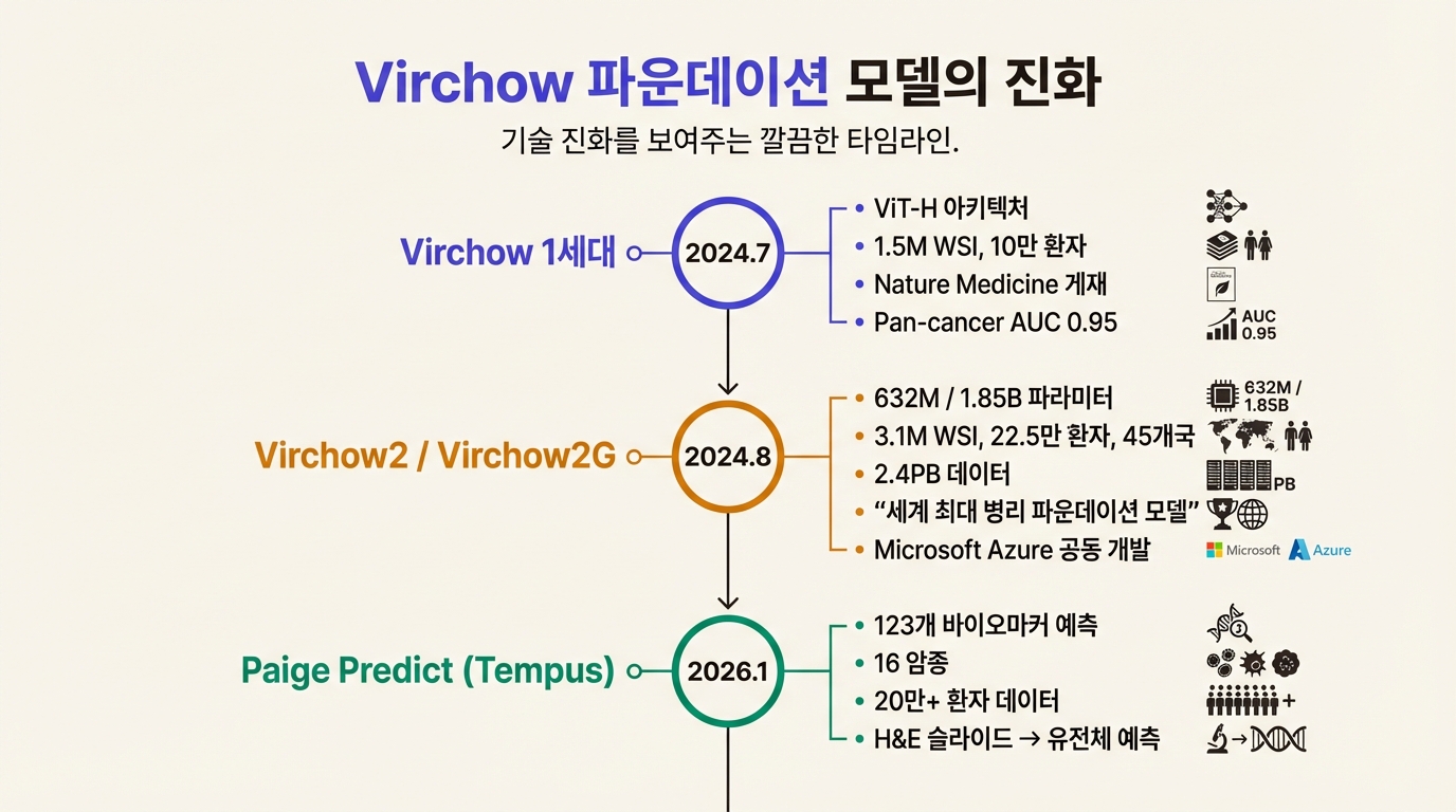 Virchow 파운데이션 모델의 진화